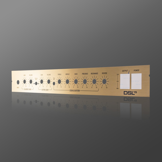Custom polycarbonate(Lexan) Stickers for Audio Equipment