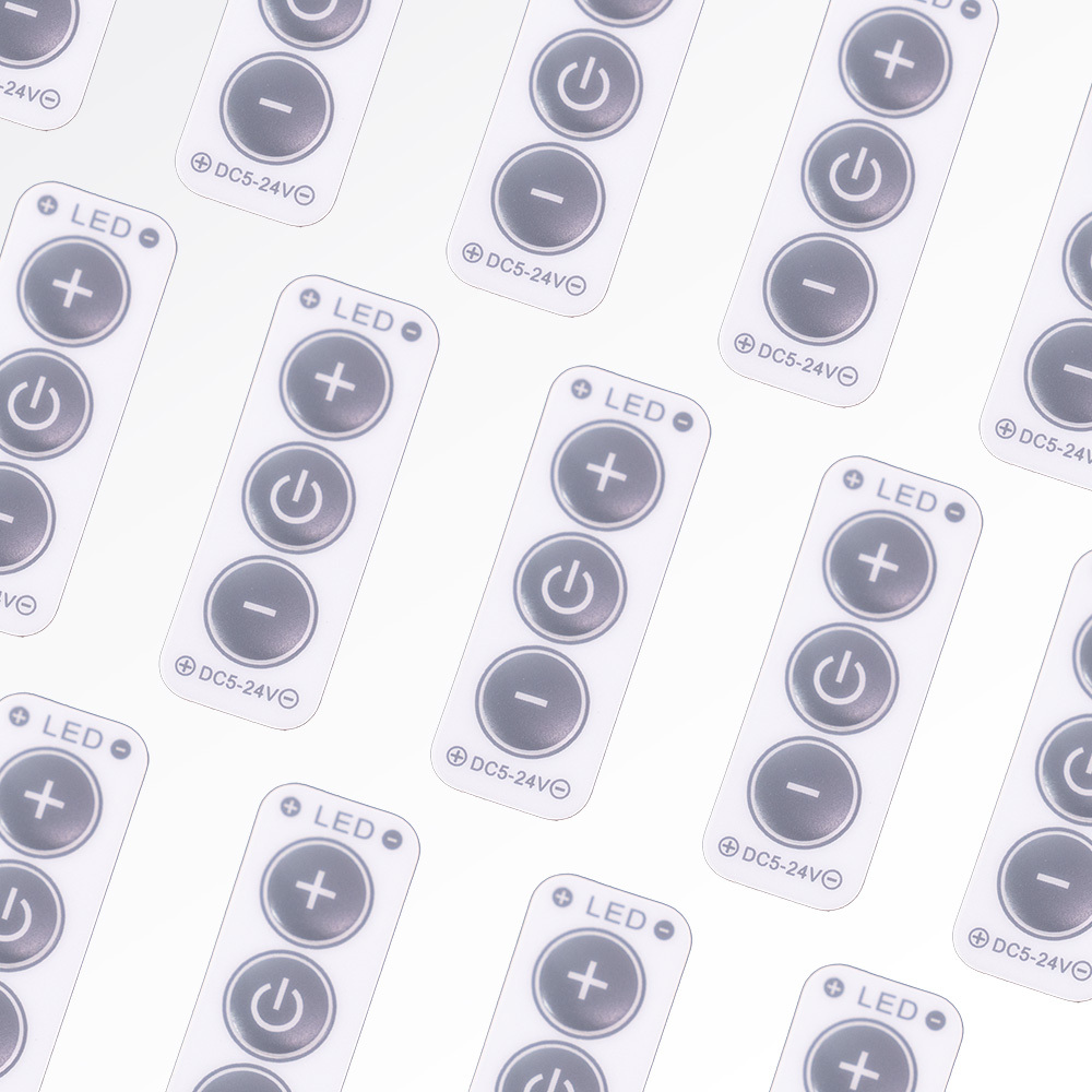 Custom Embossed Button Stickers for Controllers