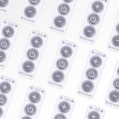 Custom Embossed Button Stickers for Controllers