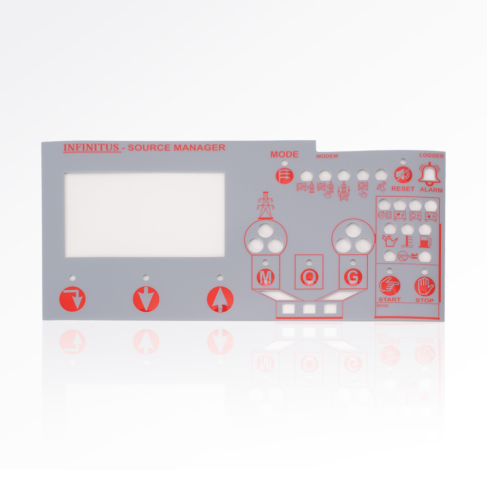 Printed PC sticker sample for equipment identification