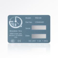 Custom polycarbonate(Lexan) Stickers for Industrial Devices