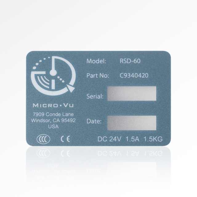 Custom polycarbonate(Lexan) Stickers for Industrial Devices