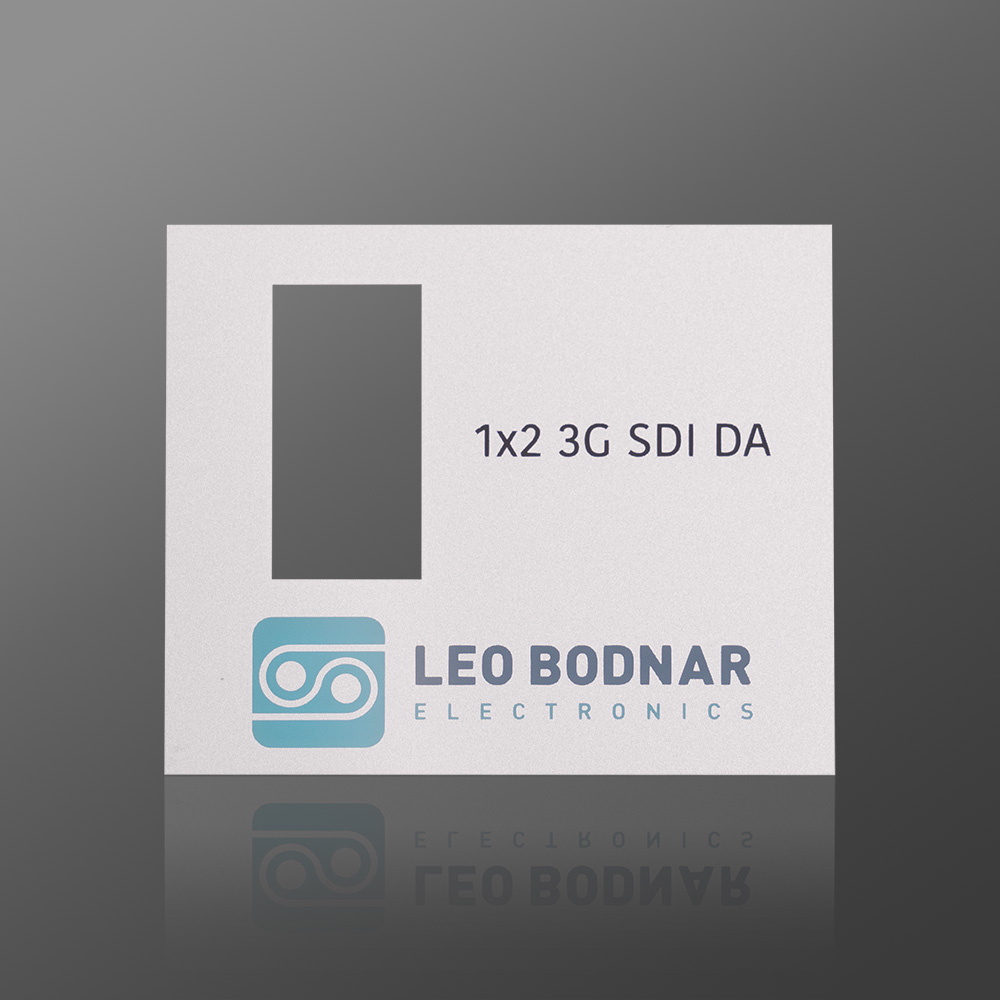 Custom industrial device sticker with printed graphics