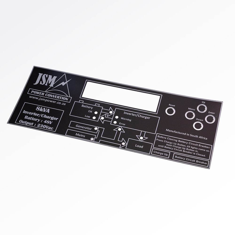 Custom polycarbonate(Lexan) Stickers for Industrial Equipment