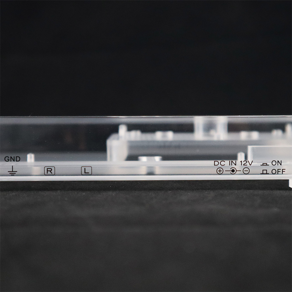 CNC-Machined Acrylic Turntable Platter for Record Players