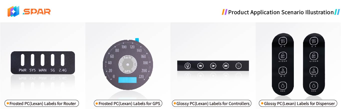 The Frosted and Glossy Labels | Spar Panel