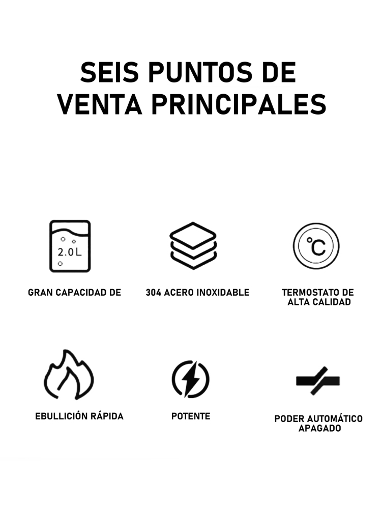 Hervidor eléctrico de vidrio,Tetera Eléctrica Transparente Hervidor Eléctrico Té 2.0L/1000W Material de vidrio ecológico,360° Base Removible para Hogar, Cocina, Oficina, Sala de Reuniones