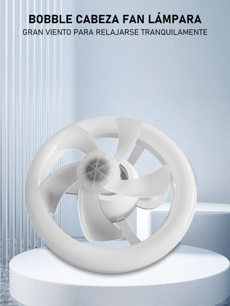Ventilador De Techo E27 Lámpara Silenciosa Con Control Remoto 50W Ventiladores Luces 110V