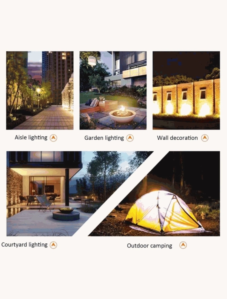 Pieza Lampara Led Solar Con un ángulo de iluminación de hasta 270°. Reflector Exterior Jardin Sensor Luz con 30 leds