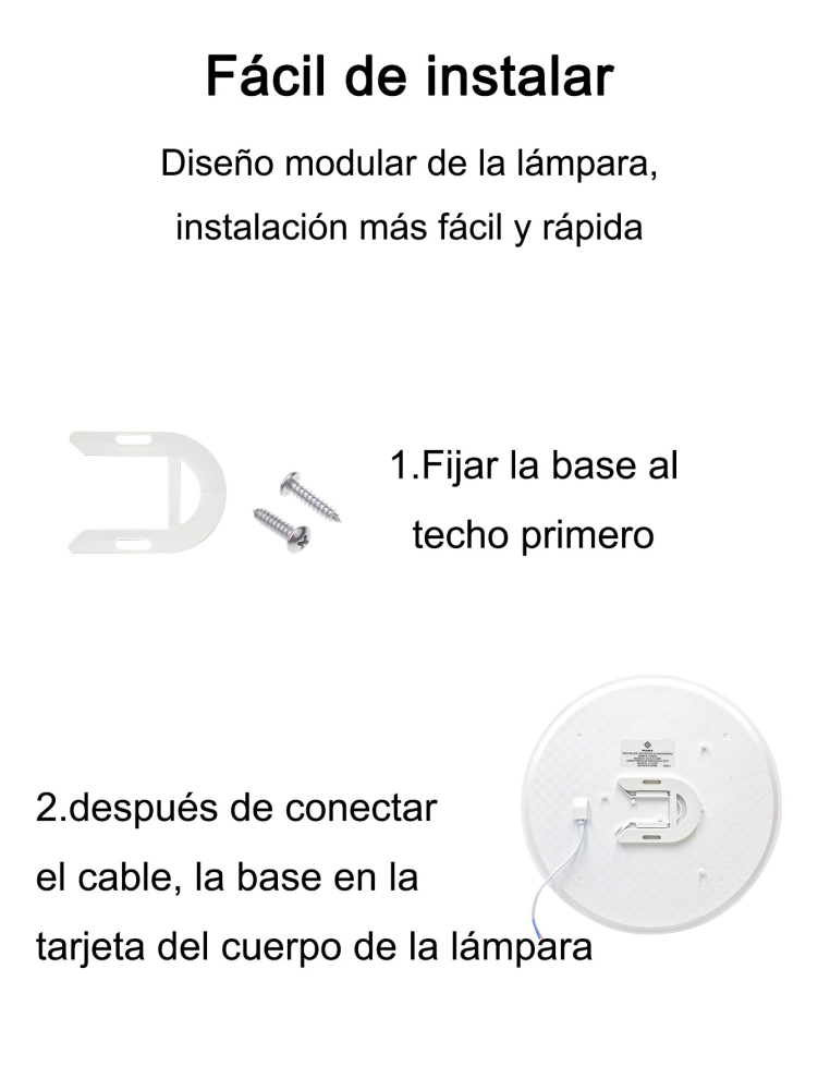 Lámpara de techo con sensor, LED brillante de color blanco frío activada por movimiento para uso doméstico, almacén, lavandería, despensa, cocina, pasillo, balcón, ático, garaje. Elija el tamaño adecuado según sus necesidades.