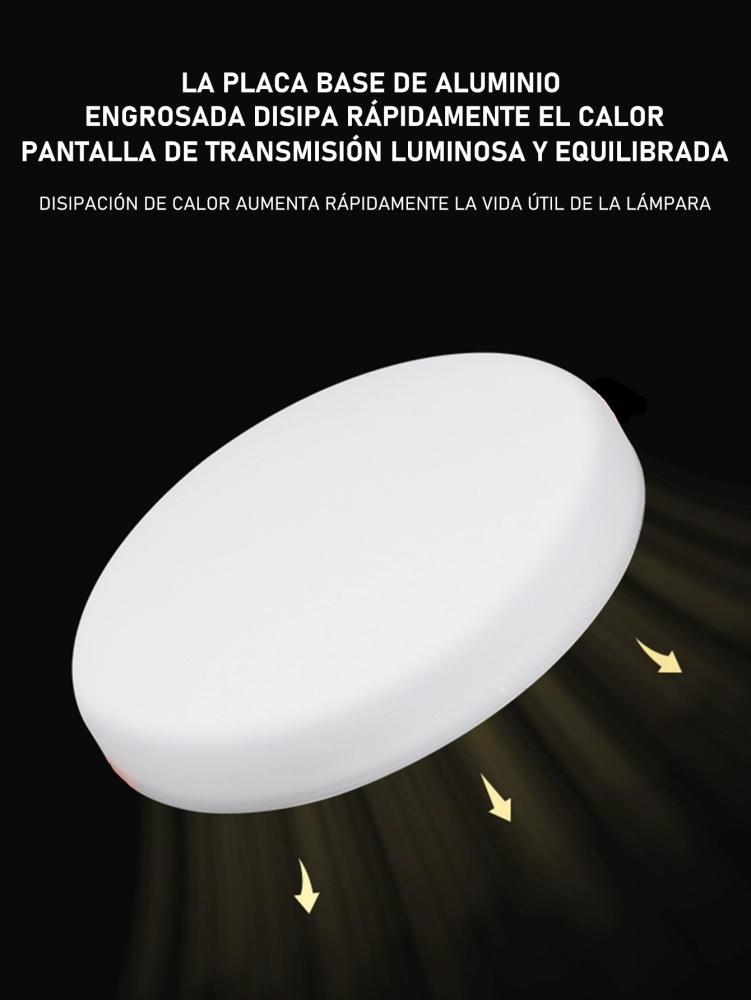 10W 1000Lm Lámpara empotrada LED,Lampara de Techo Empotrable,Lamparas Plafones Led para Techo luz cálida Moderno Ahorro de Energia para Dormitorio Sala de Estar Oficina.