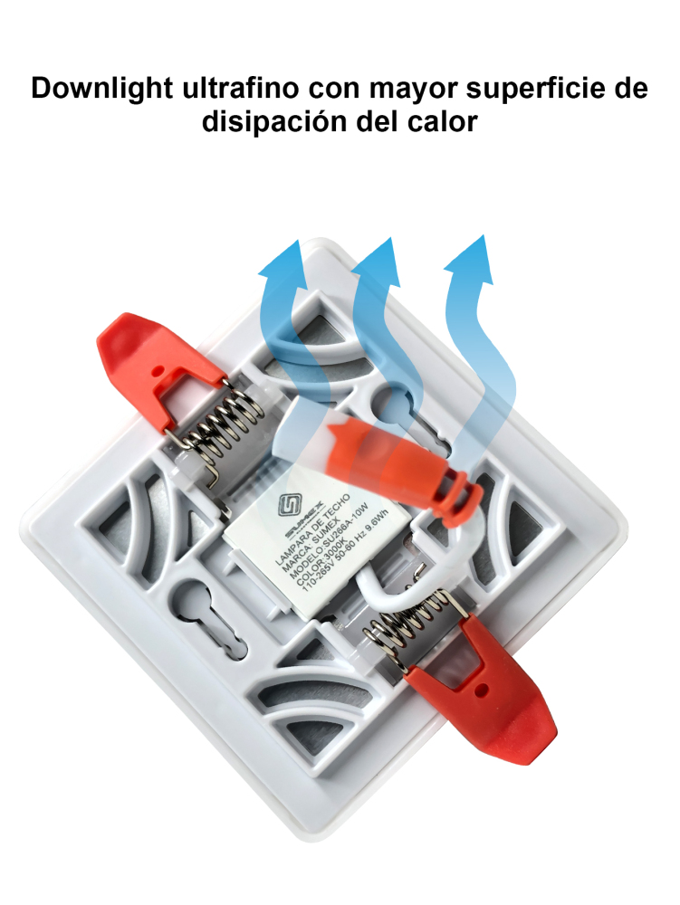 Plafón LEDsin borde,Lámpara empotrada LED, 10W1000Lm/18W1800Lm/24W2400Lm/36W 3600Lm,Bayoneta ajustable,Transformador incluido,3000k