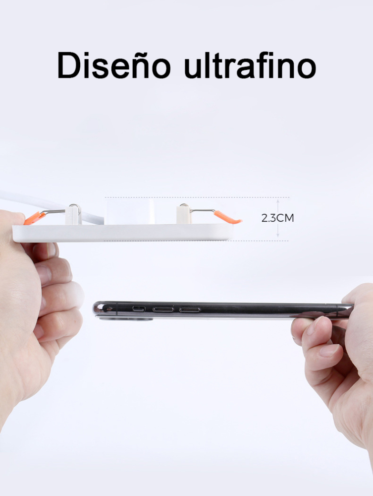 LED 10/18/24/36W Luces empotradas en el techo Iluminación de montaje empotrado Lámpara Mini Foco Blanco frío Blanco