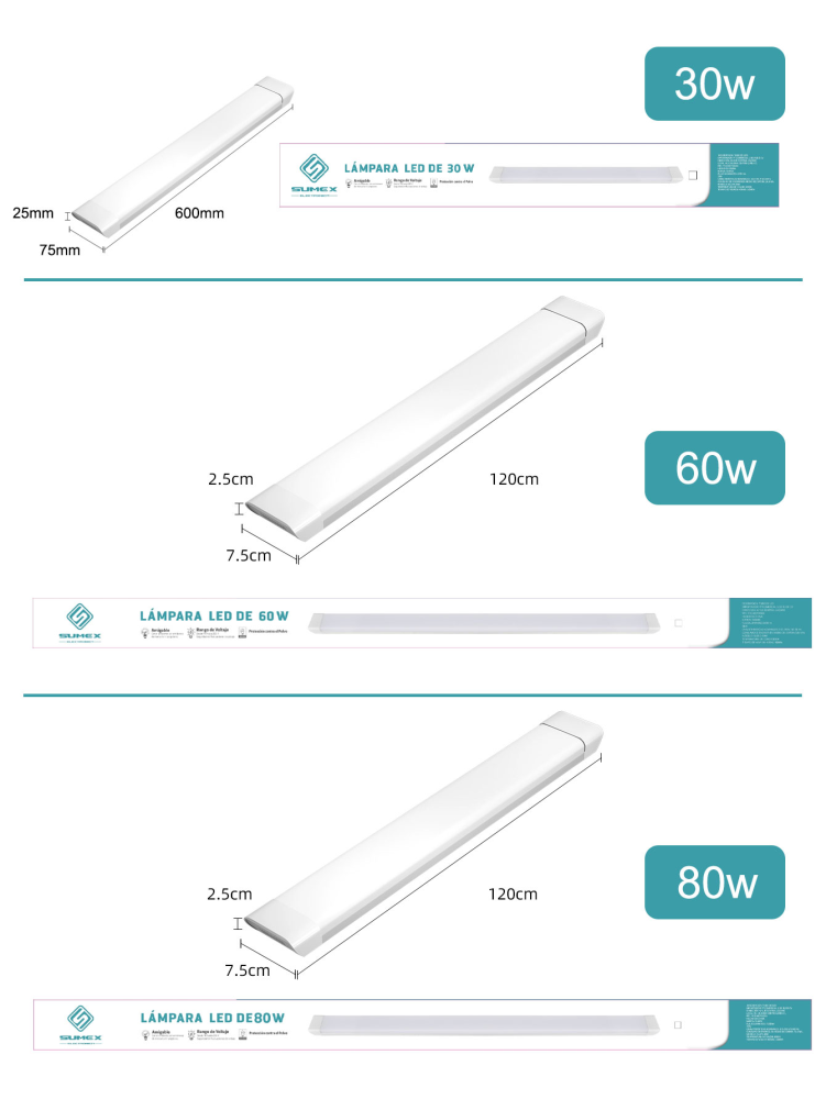 Luz de soporte LED  SU210-60W