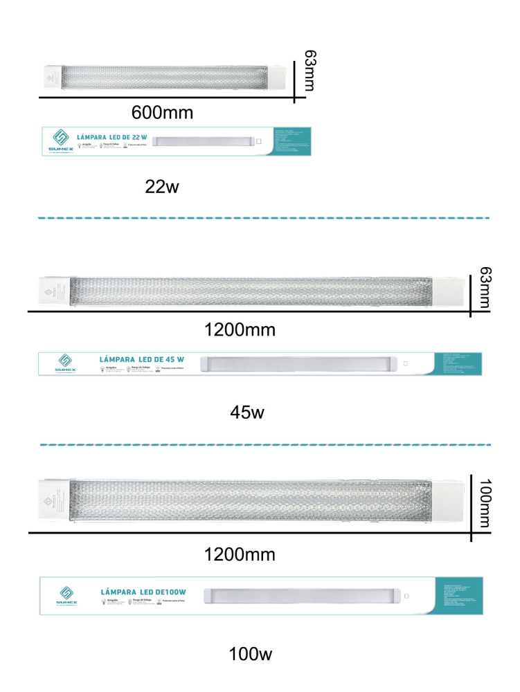 Luz de soporte LED SU150 40W 45W