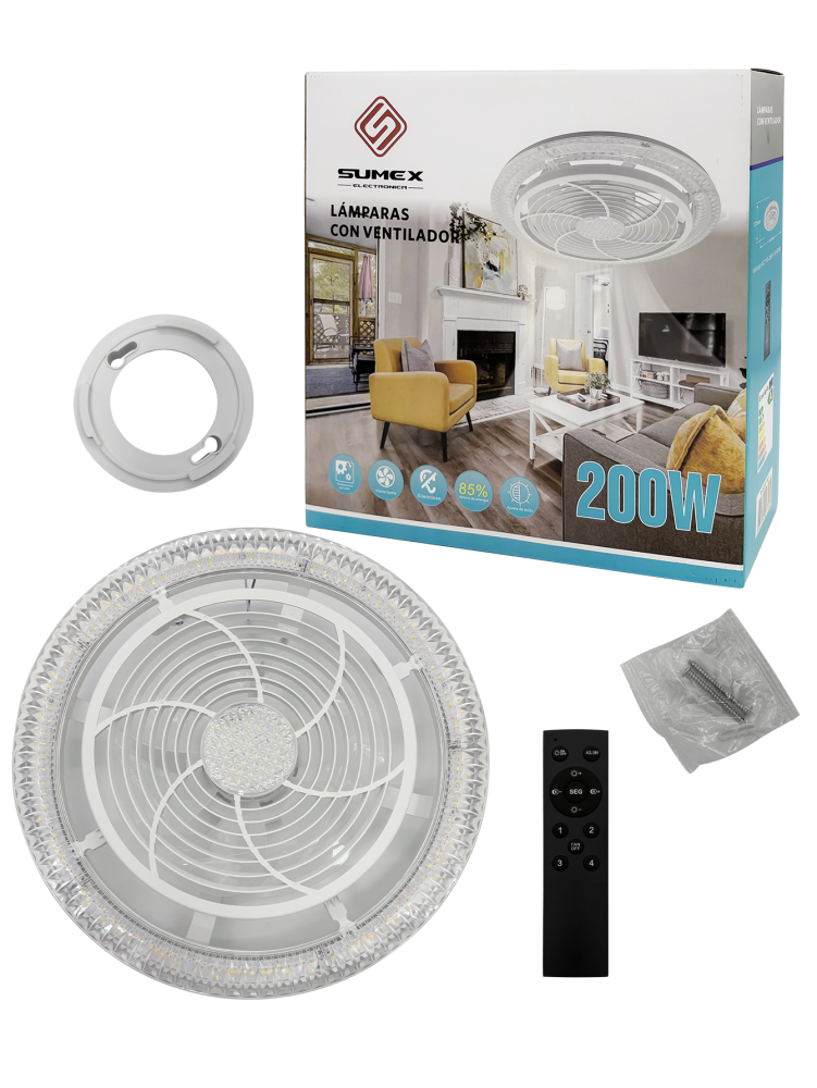 Lámpara de ventilador bicolor SU400-M3 40W