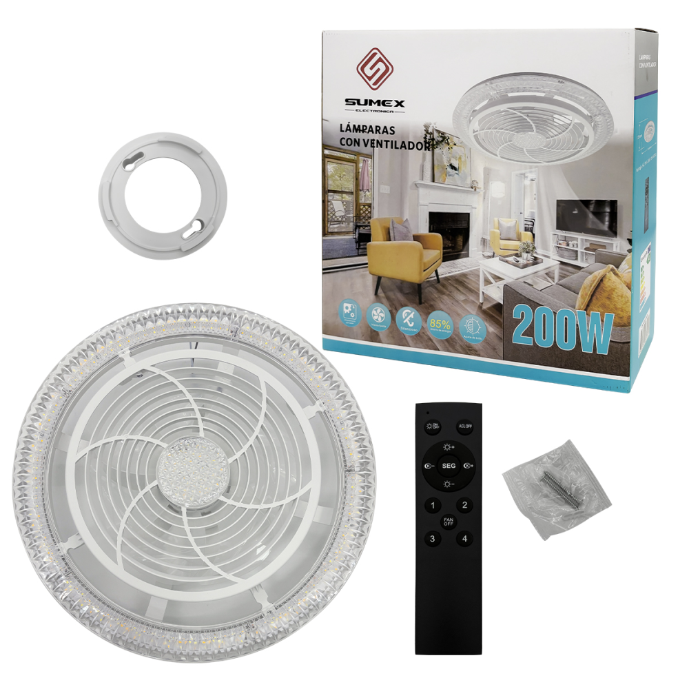 Lámpara de ventilador bicolor SU400-M3 40W