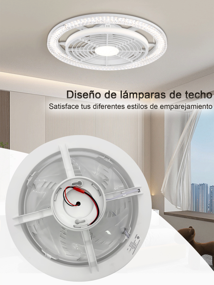 Lámpara de ventilador bicolor SU400-M3 40W