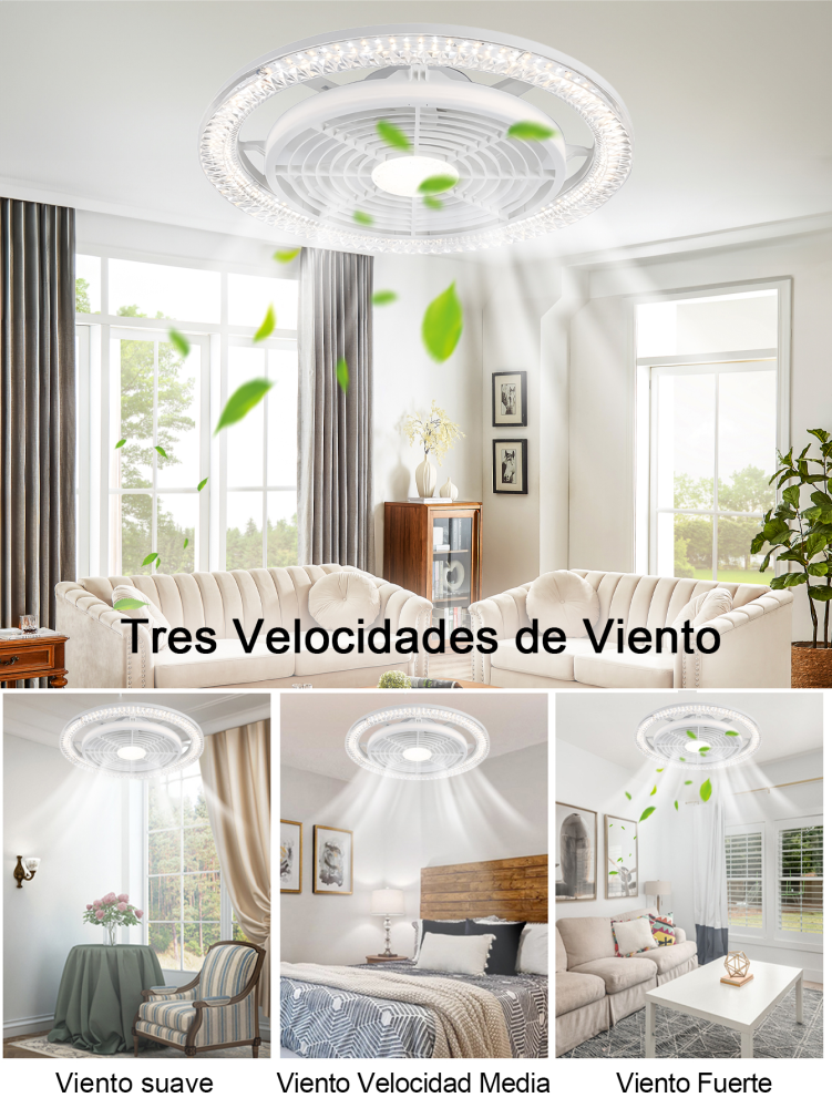 Lámpara de ventilador bicolor SU400-M3 40W
