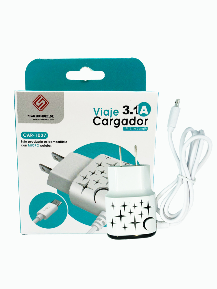 CARGADOR VIAJE V8