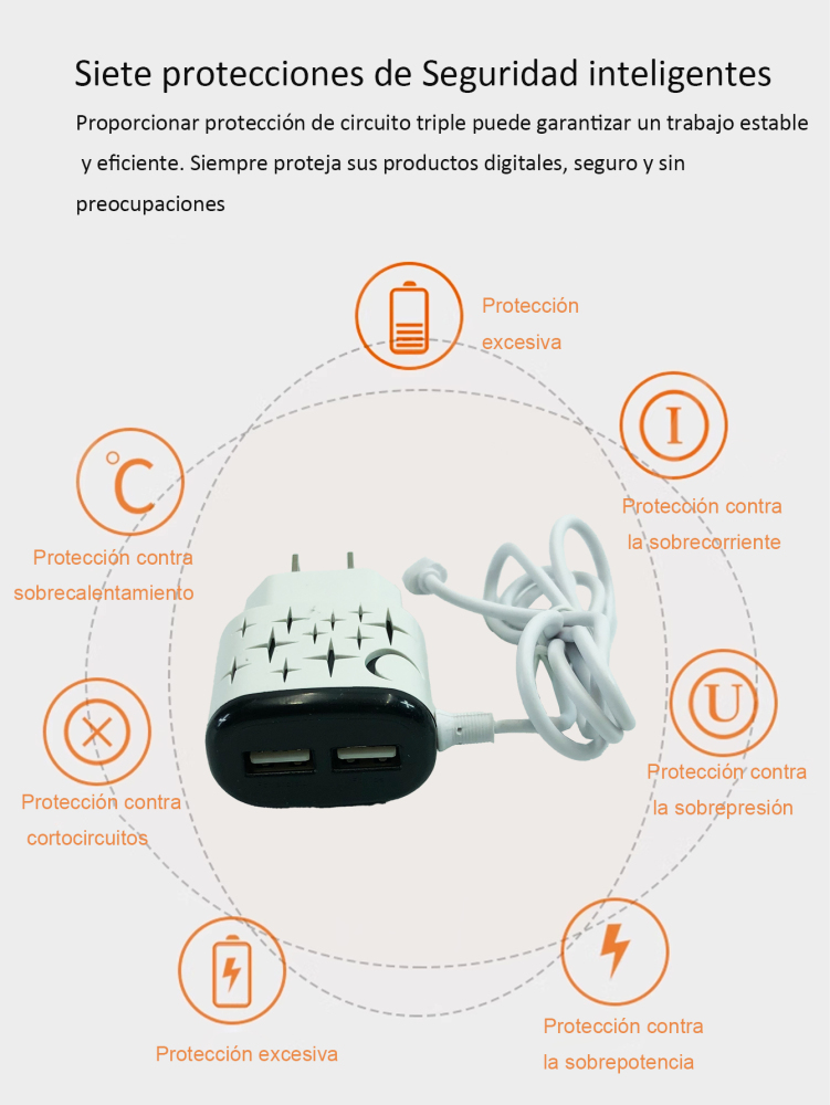 CARGADOR VIAJE V8