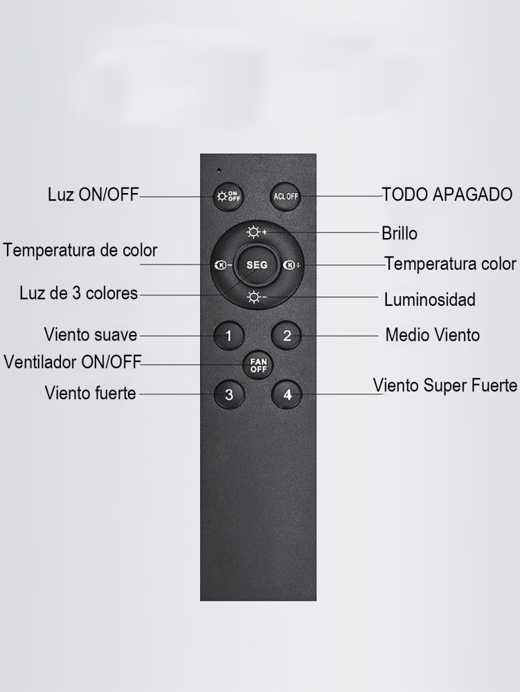 Ventilador de Techo con Control Remoto,Ventilador de Techo con Luces SU350-M3