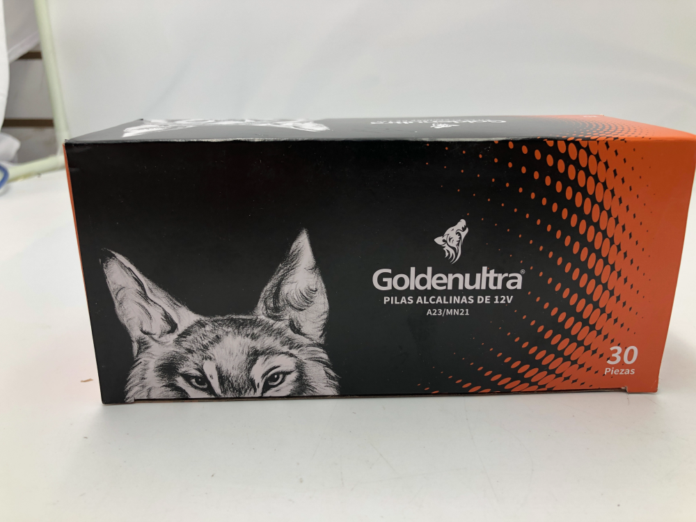 Goldenultra Baterías/Pilas Alcalinas 23A (23 A) 12 V, Paquete de 30 Pilas alcalinas, Ideales para Timbres, Llaveros, Cámaras, Alarmas