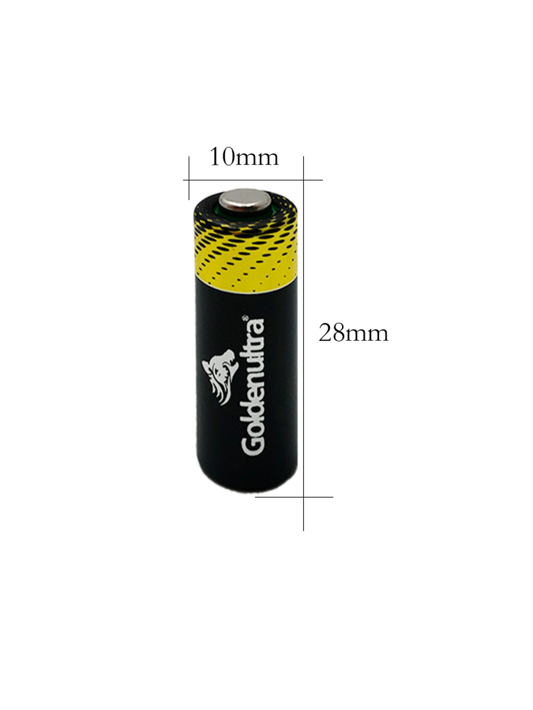 Goldenultra Baterías/Pilas Alcalinas 23A (23 A) 12 V, Paquete de 30 Pilas alcalinas, Ideales para Timbres, Llaveros, Cámaras, Alarmas