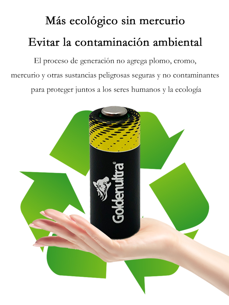 Goldenultra Baterías/Pilas Alcalinas 23A (23 A) 12 V, Paquete de 30 Pilas alcalinas, Ideales para Timbres, Llaveros, Cámaras, Alarmas