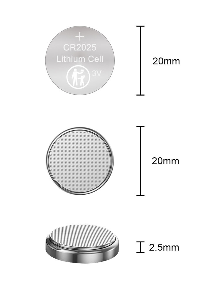 Goldenultra Pila para Cámaras Fotográficas, PilaLec, MXAEL-010, 30 Pzs, 3V, CR2025, Litio