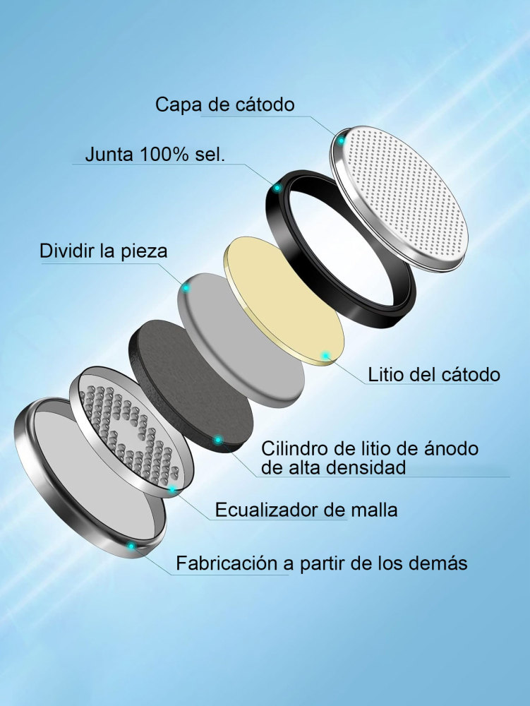 Goldenultra Pila para Cámaras Fotográficas, PilaLec, MXAEL-010, 30 Pzs, 3V, CR2032, Litio