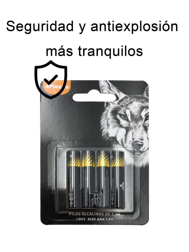 Goldenultra Batería/Pila AAA, Alcalina, 1.5V, Paquete 48 piezas, Para Aparatos, Controles, Lámparas, Juguetes, Alto rendimiento
