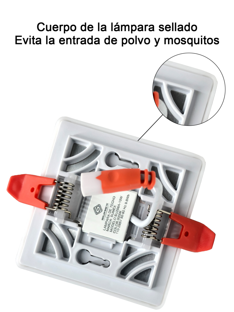 LED 10/18/24/36W Luces empotradas en el techo Iluminación de montaje empotrado Lámpara Mini Foco Blanco frío Blanco