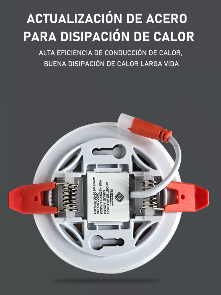 Lámpara empotrada LED,Lampara de Techo Empotrable,Lamparas Plafones Led para Techo luz cálida Moderno Ahorro de Energia para Dormitorio Sala de Estar Oficina.10W1000Lm/18W1800Lm/24W2400Lm/36W 3600Lm