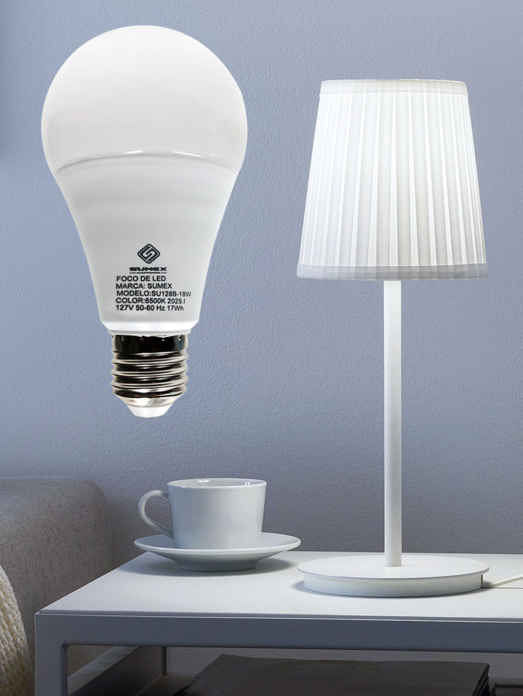 Kit 20 Piezas Foco Led Para Casa 18w Ahorradores Bombilla E27 Luz Blanco Frío