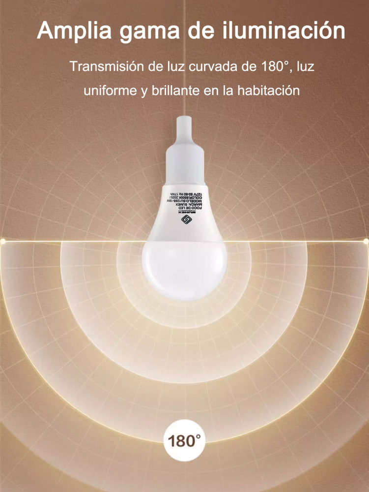 Kit 20 Piezas Foco Led Para Casa 18w Ahorradores Bombilla E27 Luz Blanco Frío