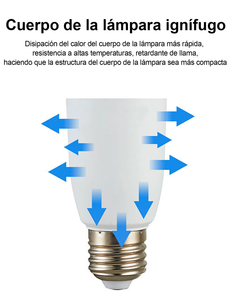 Bombilla LED cilíndrica  Luz amarilla