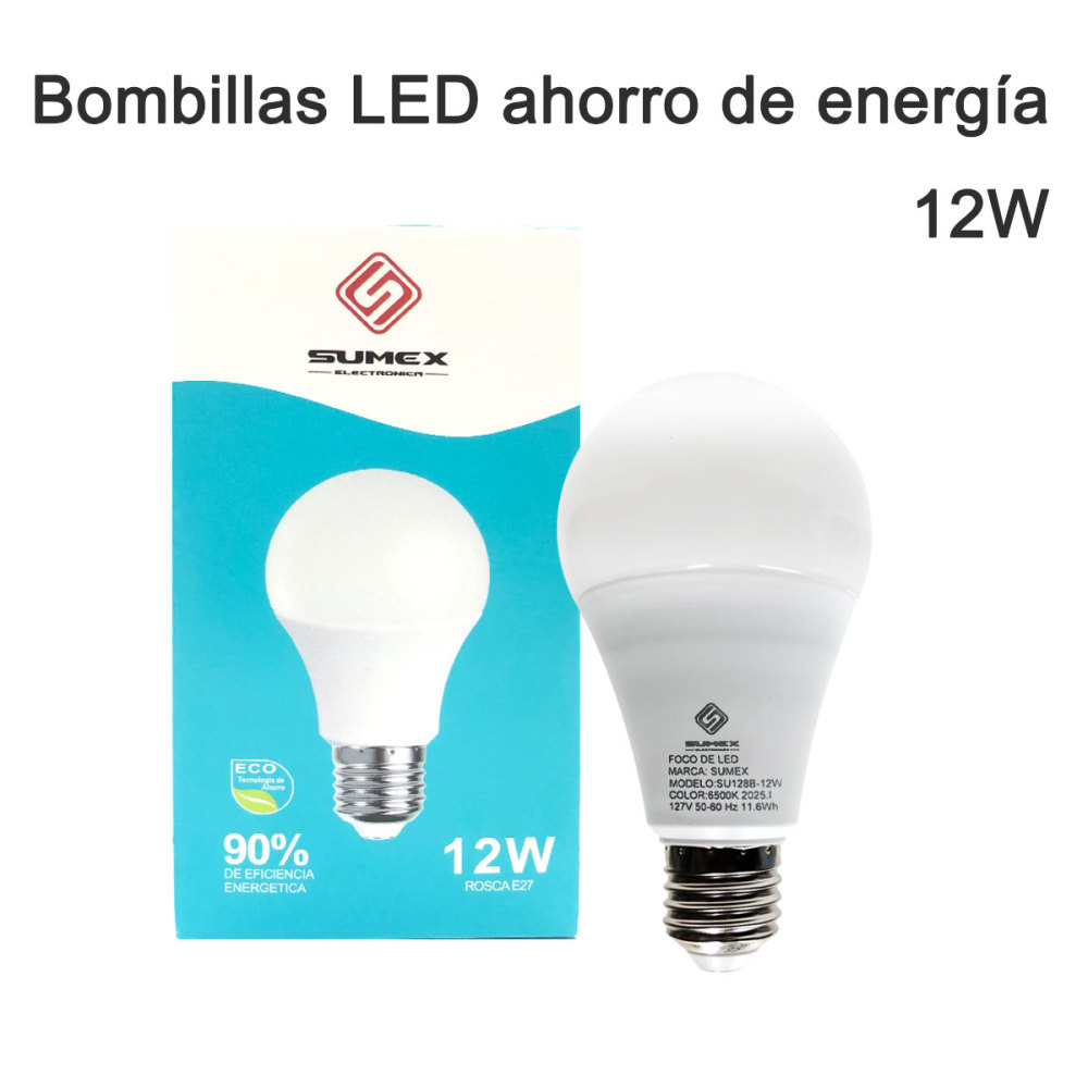 12W Foco ahorrador led de luz fría