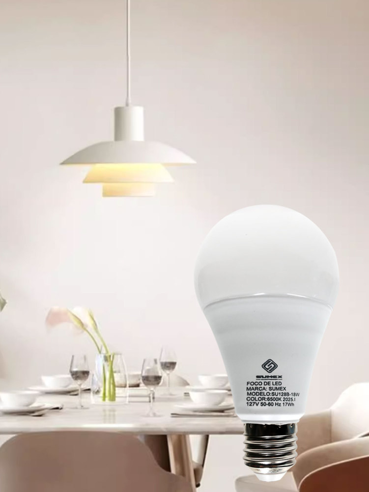 Kit 20 Piezas Foco Led Para Casa 18w Ahorradores Bombilla E27 Luz Blanco Frío