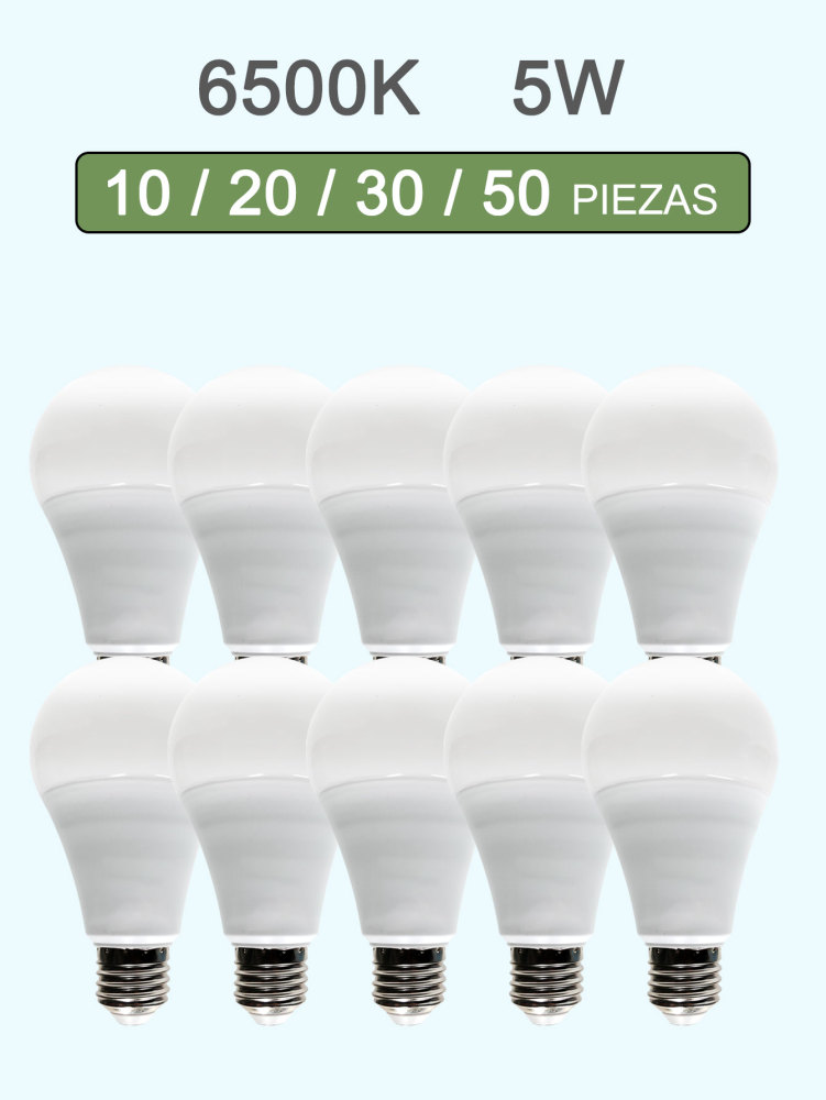 5W Foco ahorrador led de luz fría