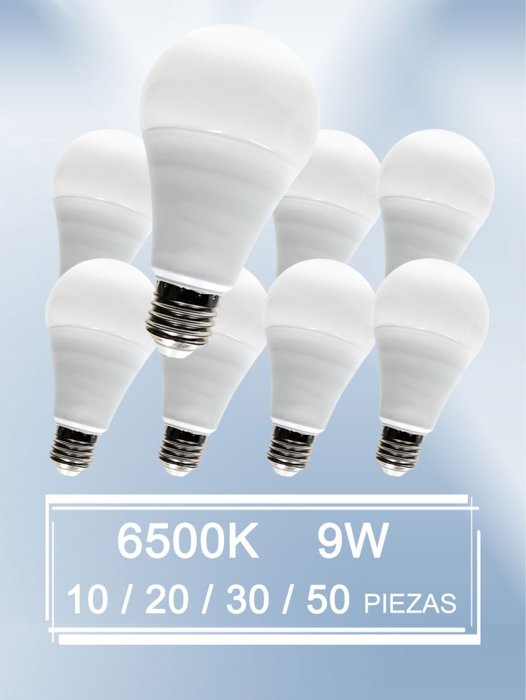 9W Foco ahorrador led de luz fría