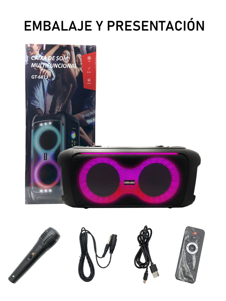 CAJA DE SONIDO MULTIFUNCIONAL-GT-6813
