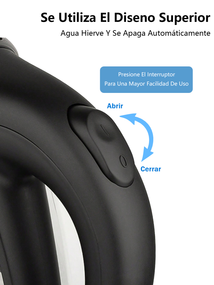 Hervidor Eléctrico de Acero Inoxidable 2.0L