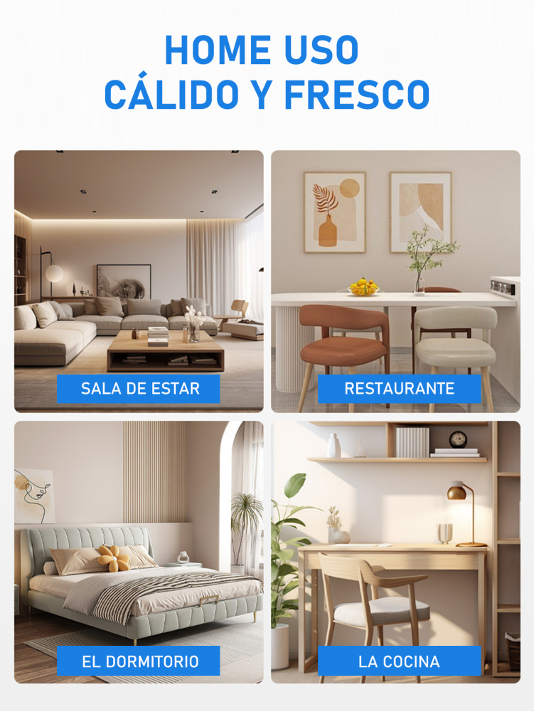 Ventilador con Luz LED 50W E27