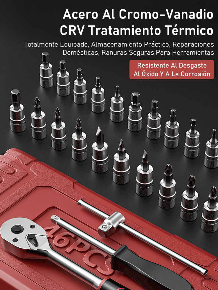 Juego de Herramientas de 46 Piezas