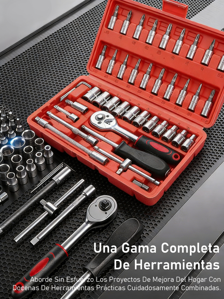 Juego de Herramientas de 46 Piezas