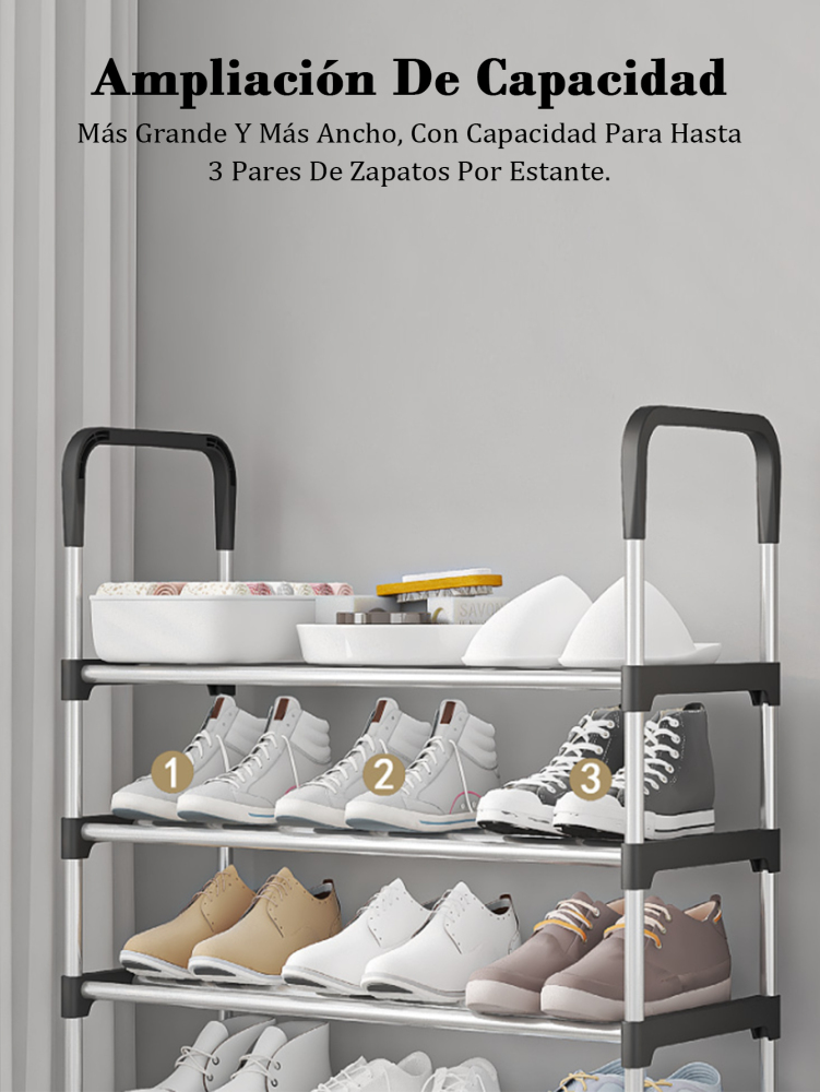 Organizador de zapatos multicapa simple, 4/5/6/7/8/9 NIVELES