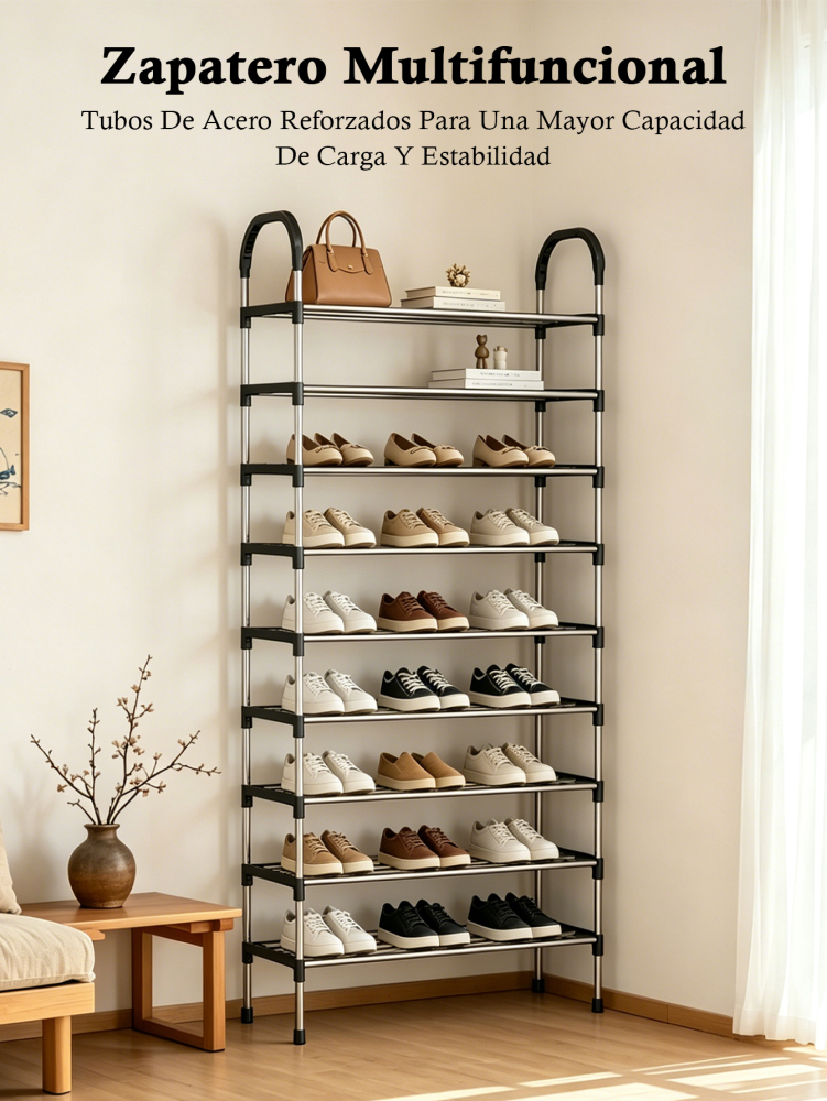 Organizador de zapatos multicapa simple, 4/5/6/7/8/9 NIVELES