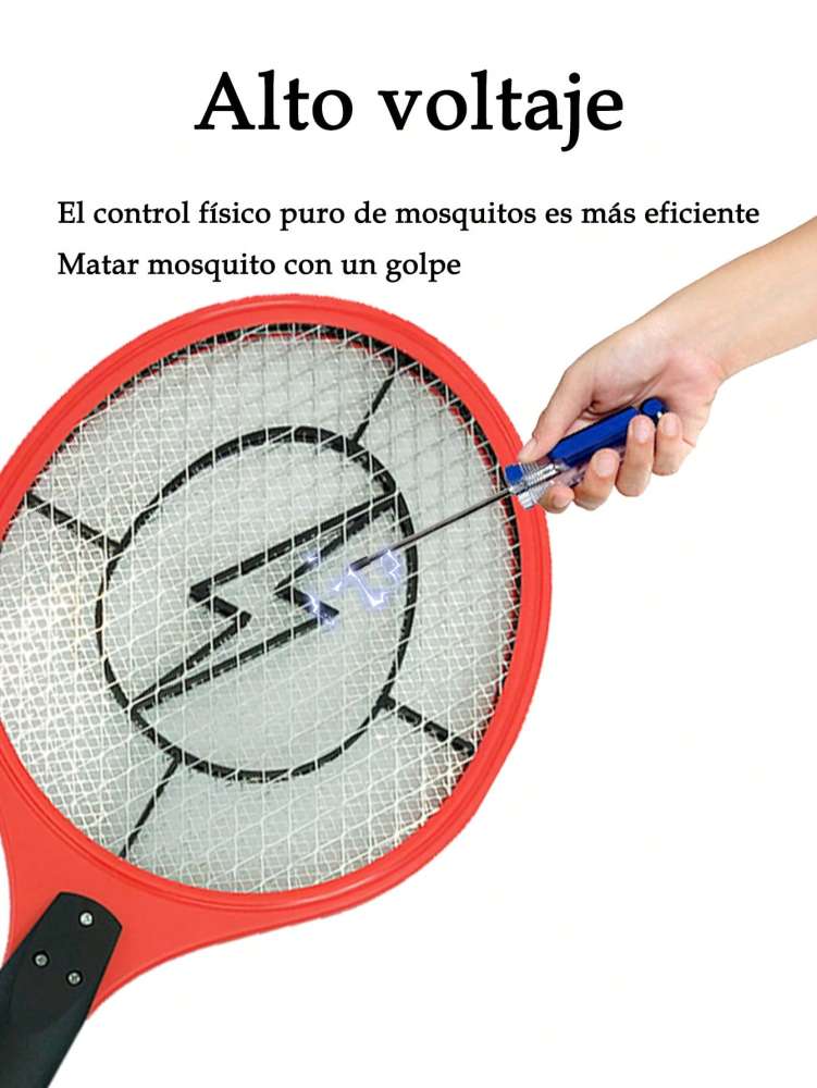 Raqueta Eléctrica Anti-Mosquitos
