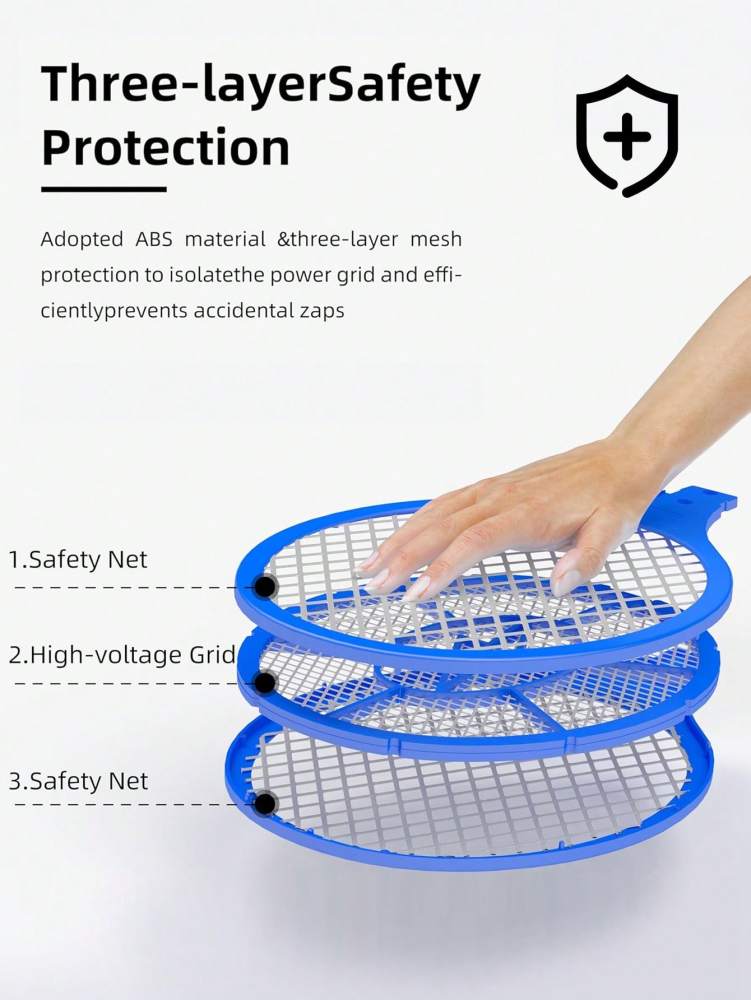Raqueta Eléctrica Anti-Mosquitos